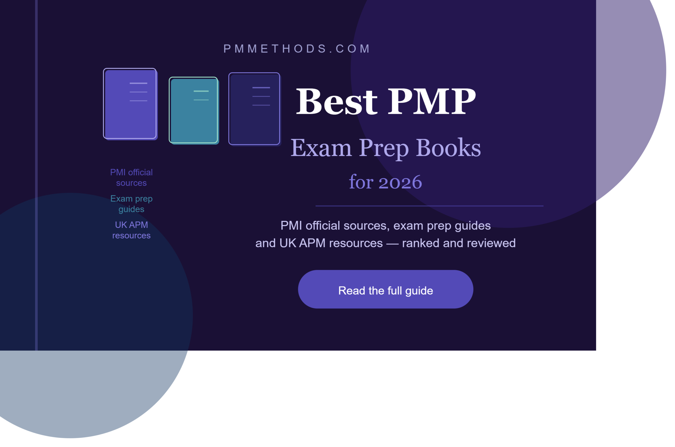 Best PMP Exam Prep Books for 2026: Ranked and Reviewed